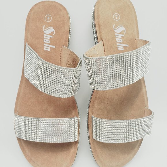 Rhinestone Sandals - Picture 1 of 2
